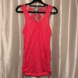 Sassy tank - coral like in color.